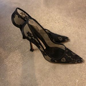 Manolo Blahnik Pumps Designer Autographed size 37